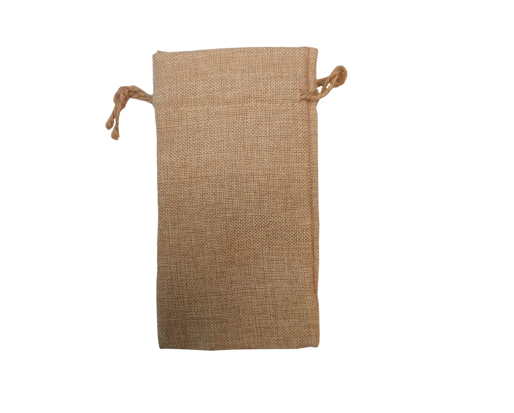 Bags - BURLAP - DOUBLE DRAWSTRING - 12cm x 21cm